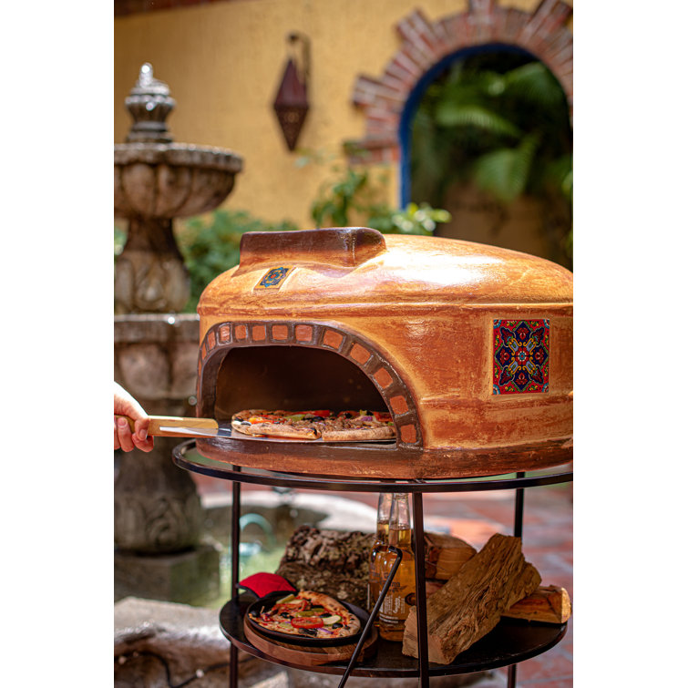 Outdoor clay hotsell pizza oven